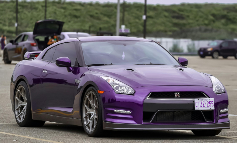 Purple Maserati